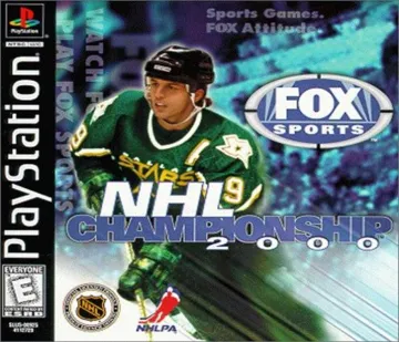 NHL Championship 2000 (US) box cover front